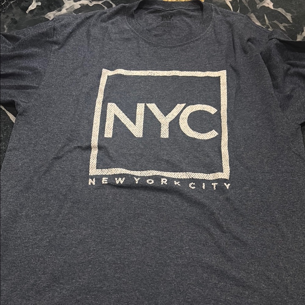 NYC Graphic Men's Gray T-Shirt